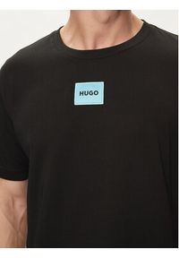Hugo T-Shirt Diragolino212 50447978 Czarny Regular Fit. Kolor: czarny. Materiał: bawełna
