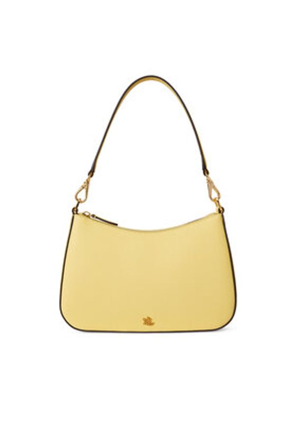 Lauren Ralph Lauren - LAUREN RALPH LAUREN Torebka 431883768056 Żółty. Kolor: żółty. Materiał: skórzane