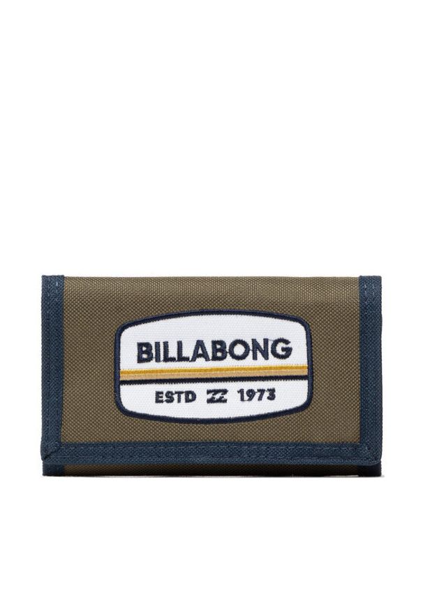 Billabong Duży Portfel Męski Walled Lite F5WL02BIF2 Zielony. Kolor: zielony. Materiał: materiał