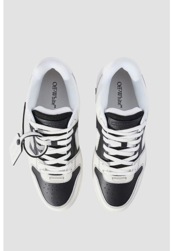 OFF-WHITE Biało-czarne sneakersy Out Of Office Sneaker, Rozmiar 43. Kolor: biały