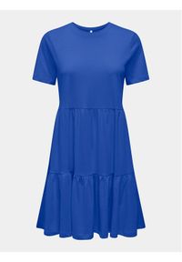 only - ONLY Sukienka codzienna May 15286934 Niebieski Regular Fit. Okazja: na co dzień. Kolor: niebieski. Materiał: bawełna. Typ sukienki: proste. Styl: casual
