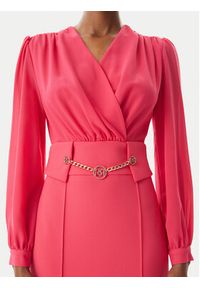 Rinascimento Sukienka koktajlowa CFC0123289003 Różowy Regular Fit. Kolor: różowy. Materiał: syntetyk. Styl: wizytowy #3