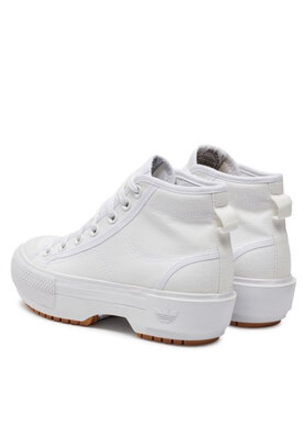 Adidas - adidas Sneakersy Nizza Trek W GZ8858 Biały. Kolor: biały. Materiał: materiał