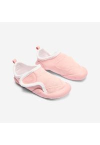 Decathlon - Buty dla dzieci Domyos Babylight 550. Kolor: biały, wielokolorowy, różowy