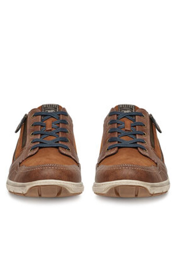 Mustang Sneakersy 4160-302 Brązowy. Kolor: brązowy. Materiał: skóra