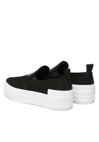 Calvin Klein Jeans Tenisówki Bold Vulc Flat Slipon YW0YW01040 Czarny. Kolor: czarny. Materiał: materiał #6