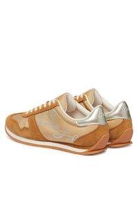 BOSS Sneakersy Levon 50569298 Brązowy. Kolor: brązowy. Materiał: materiał #2