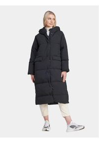 Adidas - adidas Płaszcz zimowy Big Baffle Coat IK3159 Czarny Loose Fit. Kolor: czarny. Materiał: syntetyk. Sezon: zima