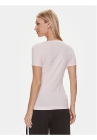 Guess T-Shirt W4RI55 J1314 Różowy Slim Fit. Kolor: różowy. Materiał: bawełna