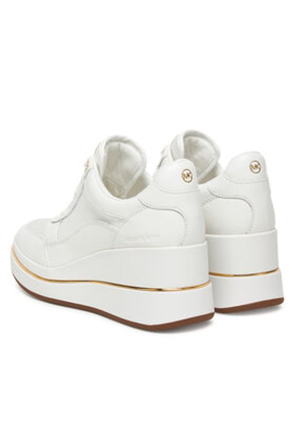 MICHAEL Michael Kors Sneakersy Emmy 43F5EMFS1L Biały. Kolor: biały. Materiał: skóra
