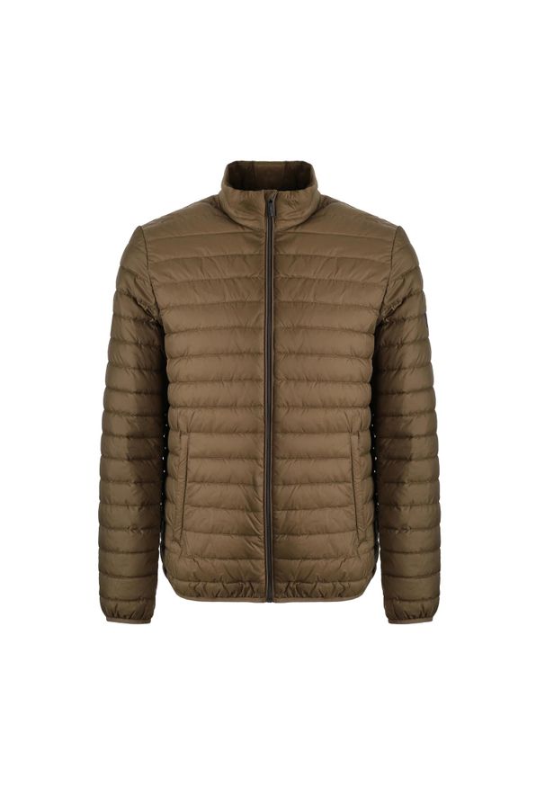 Lumberjack - Kurtka męska LUMBERJACK NEW READY. Kolor: brązowy. Materiał: puch
