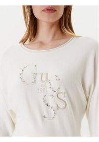 Guess Sweter W5YR22 Z2NQ2 Écru Regular Fit. Materiał: wiskoza #3
