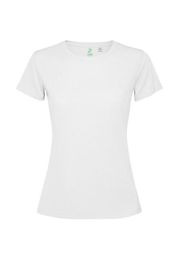 ROLY - Koszulka Damska Estoril Z Krótkim Rękawem. Kolor: biały. Długość rękawa: krótki rękaw. Długość: krótkie. Sport: turystyka piesza