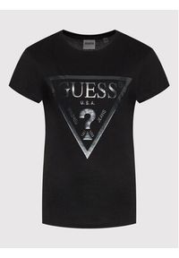 Guess T-Shirt V2YI07 K8HM0 Czarny Regular Fit. Kolor: czarny. Materiał: bawełna #3