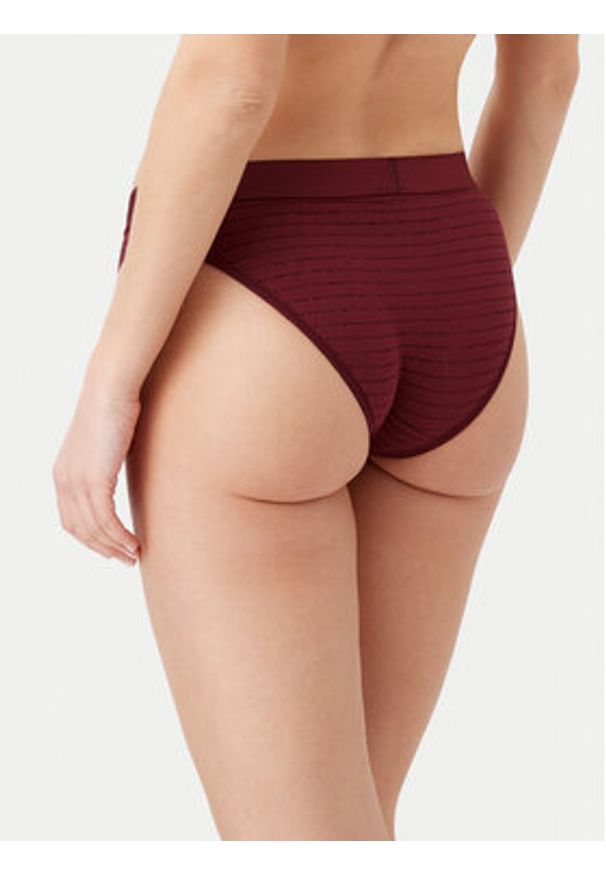 TOMMY HILFIGER - Tommy Hilfiger Figi klasyczne UW0UW05588 Bordowy Regular Fit. Kolor: czerwony. Materiał: bawełna, materiał