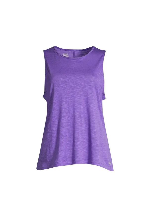 CASALL - Damska Koszulka Sportowa Casall Soft Tank Top Fitness Joga. Kolor: fioletowy. Materiał: tkanina. Sport: fitness, joga i pilates