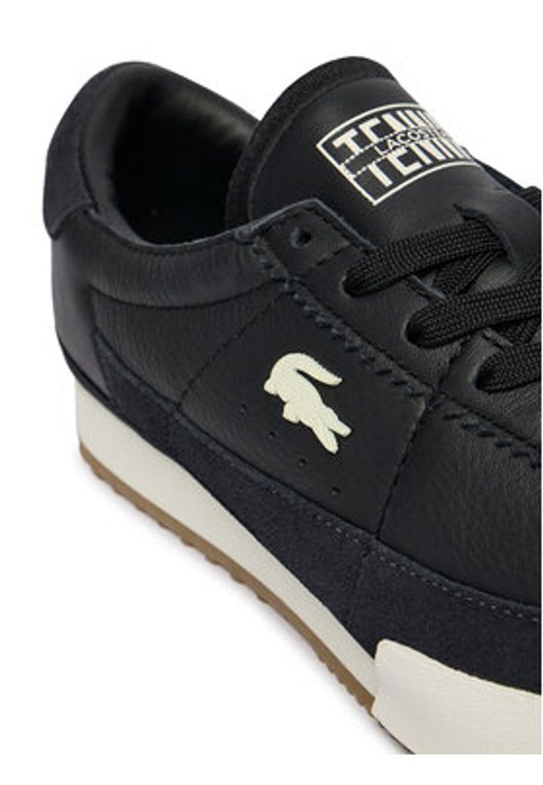 Lacoste Sneakersy Aura 51SFA0072 Czarny. Kolor: czarny. Materiał: zamsz, skóra