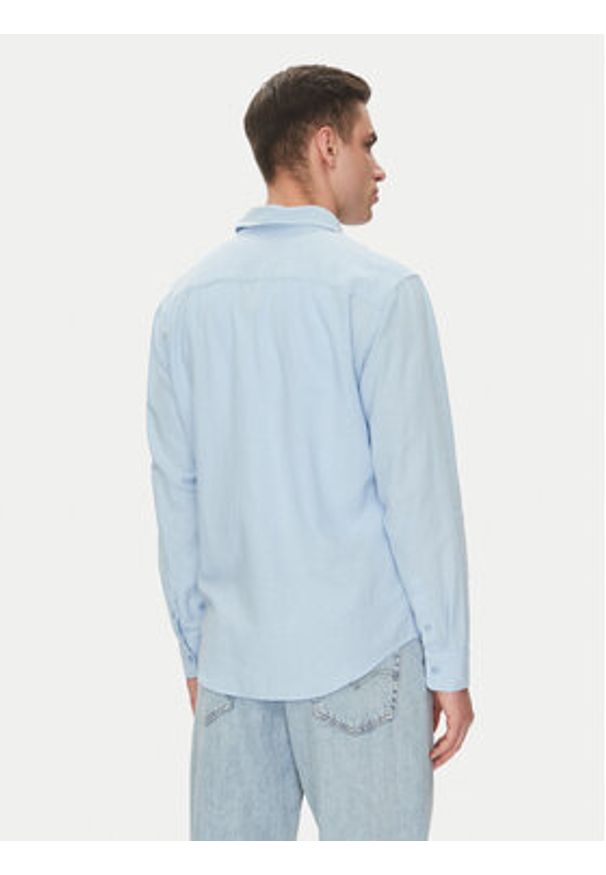 Levi's® Koszula Sunset Pocket 85746-0182 Błękitny Standard Fit. Kolor: niebieski. Materiał: wiskoza, len