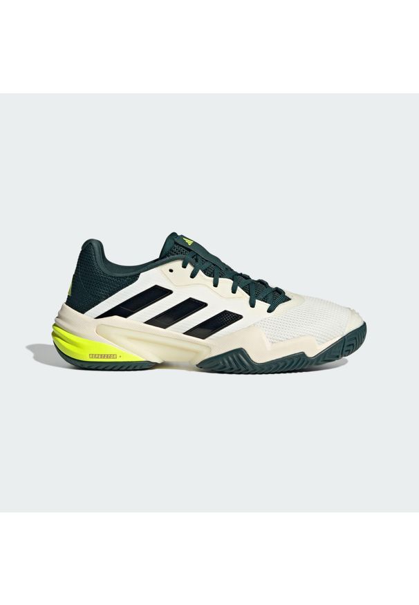 Adidas - Buty Barricade 13 Tennis. Kolor: czarny, niebieski, wielokolorowy, biały. Materiał: materiał. Sport: tenis