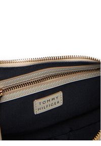 TOMMY HILFIGER - Tommy Hilfiger Torebka Moon Leather Crossover Suede AW0AW17537 Beżowy. Kolor: beżowy. Materiał: skórzane, zamszowe #4