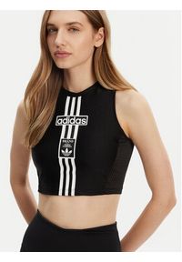 Adidas - adidas Top Adibreak JD0102 Czarny Slim Fit. Kolor: czarny. Materiał: syntetyk #3