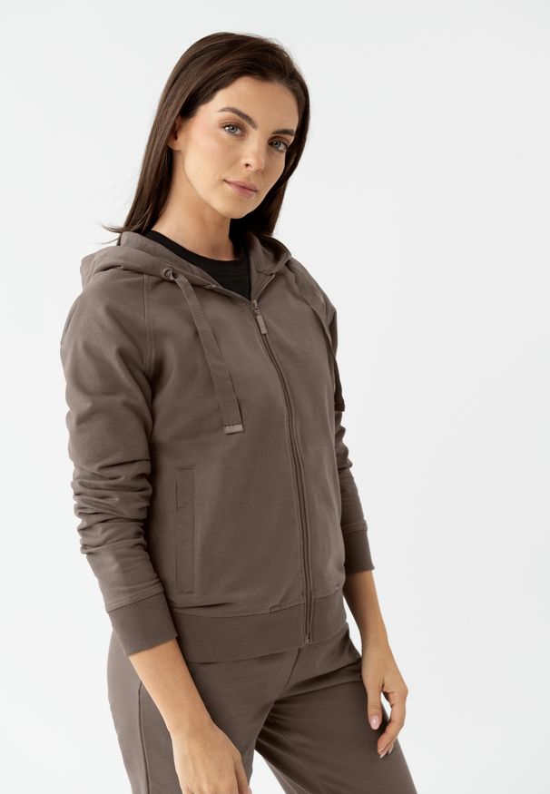 Volcano - Klasyczna bluza z kapturem B-JOKOS. Typ kołnierza: kaptur. Materiał: elastan, bawełna, materiał, dresówka, dzianina. Styl: klasyczny