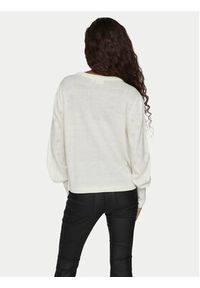 Vila Sweter Ava 14090317 Écru Regular Fit. Materiał: syntetyk #4
