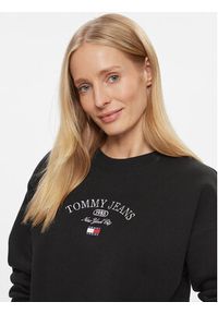 Tommy Jeans Bluza Lux Ath DW0DW16413 Czarny Relaxed Fit. Kolor: czarny. Materiał: bawełna #7