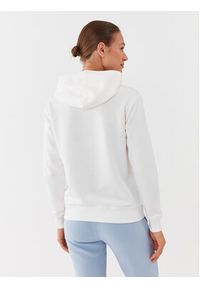 skechers - Skechers Bluza Signature Po Hoodie WHD116 Biały Regular Fit. Kolor: biały. Materiał: bawełna #5