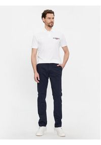 Napapijri Polo E-Aylmer NP0A4HTN Biały Regular Fit. Typ kołnierza: polo. Kolor: biały. Materiał: bawełna #2