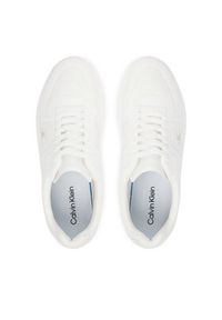 Calvin Klein Sneakersy Classic Cups Laceup Knit HM0HM02130 Biały. Kolor: biały. Materiał: materiał #5