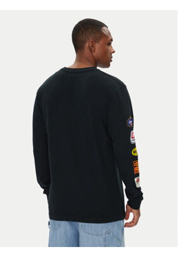 DC Shoes Longsleeve ADYZT05464 Czarny Regular Fit. Kolor: czarny. Materiał: bawełna. Długość rękawa: długi rękaw
