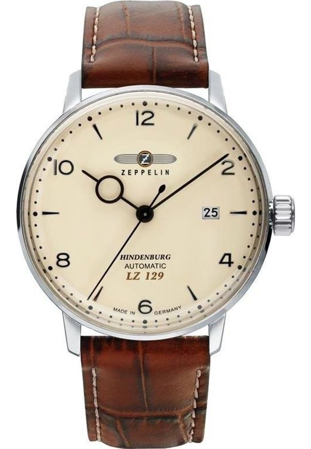 Zegarek Zeppelin męski LZ129 Hindenburg 8062-5 Automatik beżowy. Kolor: beżowy