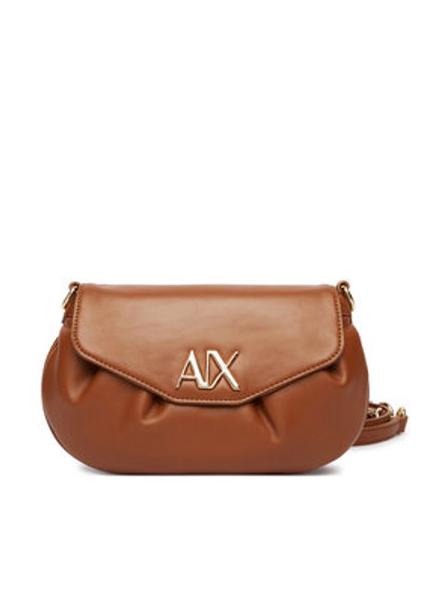 Armani Exchange Torebka XW002164 AF19894 U6123 Brązowy. Kolor: brązowy. Materiał: skórzane