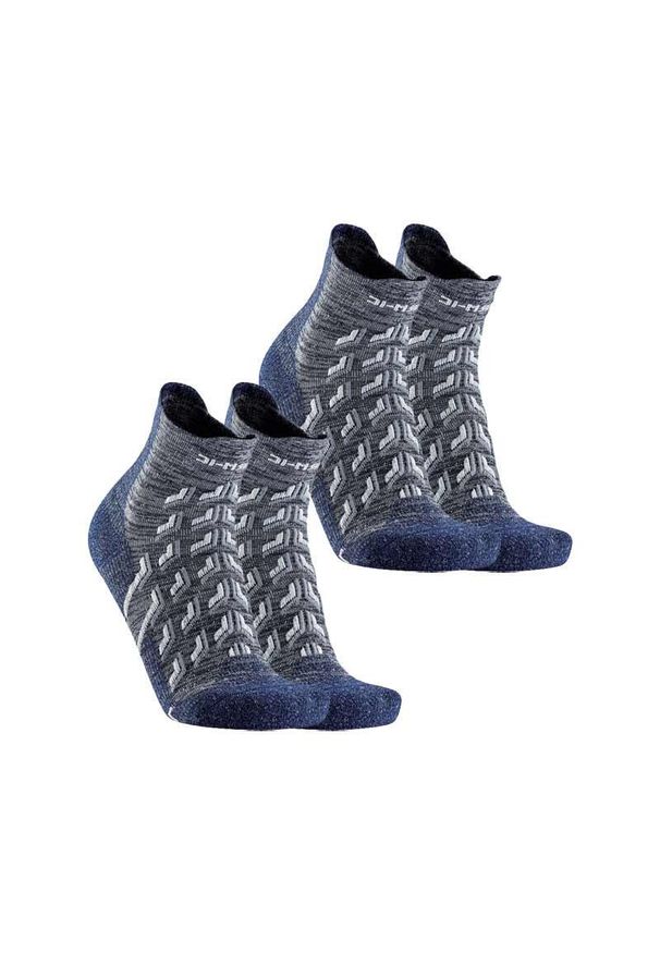 Skarpety trekkingowe dla doroslych Therm-ic Trekking Cool Ankle zestaw 2 par. Kolor: biały, wielokolorowy, szary. Sport: turystyka piesza