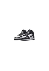Buty koszykarskie męskie Nike Dunk High. Zapięcie: sznurówki. Kolor: biały, czarny, wielokolorowy. Materiał: guma, syntetyk, tkanina, materiał. Szerokość cholewki: normalna