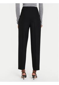 BOSS - Boss Chinosy Tetisa 50518802 Czarny Relaxed Fit. Kolor: czarny. Materiał: wiskoza