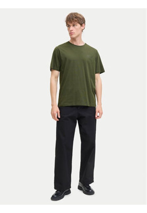 Jack & Jones T-Shirt Corp Logo 12151955 Zielony Standard Fit. Kolor: zielony. Materiał: bawełna