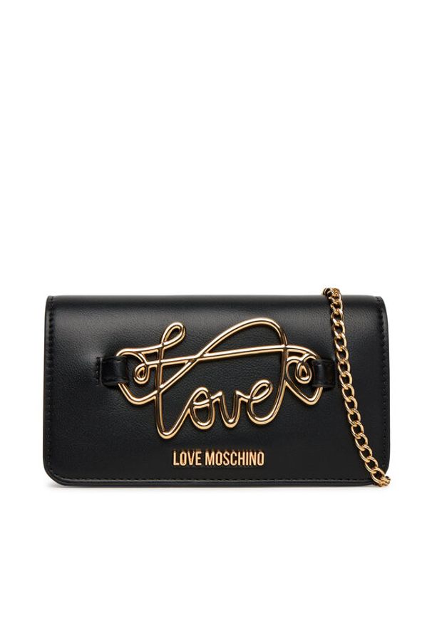 Love Moschino - LOVE MOSCHINO Torebka JC5736PP0MKG0000 Czarny. Kolor: czarny. Materiał: skórzane