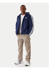 Adidas - adidas Kurtka zimowa Essentials Climawarm 3-Stripes JM4040 Granatowy Regular Fit. Kolor: niebieski. Materiał: syntetyk. Sezon: zima #4