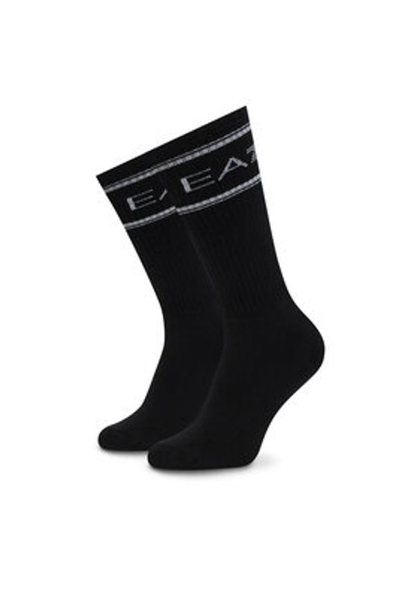 EA7 Emporio Armani Skarpety długie 7X000381 AF18572 MC419 Czarny. Kolor: czarny. Materiał: bawełna