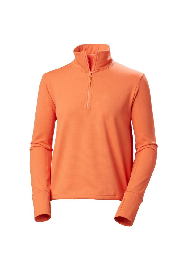 Bluza damska Helly Hansen Versalite Cinched Fleece. Kolor: pomarańczowy. Sport: turystyka piesza