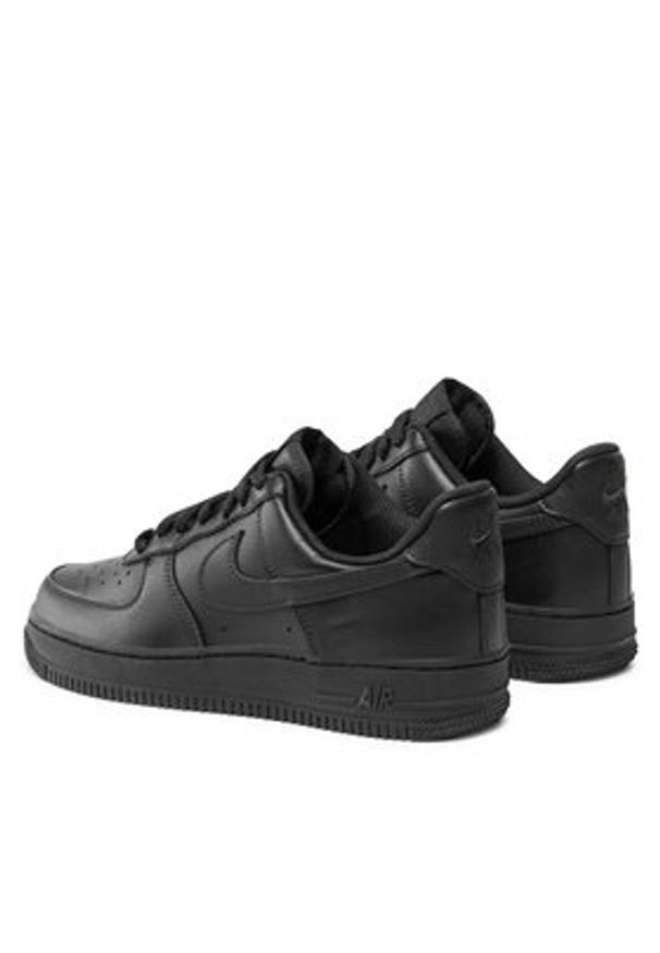 Nike Sneakersy Air Force 1 '07 DD8959 001 Czarny. Kolor: czarny. Materiał: skóra. Model: Nike Air Force