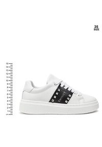 TwinSet - TWINSET Sneakersy Sneaker 242GCJ018 S Biały. Kolor: biały. Materiał: skóra #5