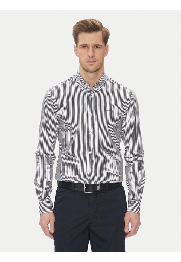 BOSS Koszula H-Roan-Bd-E-C1-243 50520285 Niebieski Slim Fit. Kolor: niebieski. Materiał: bawełna