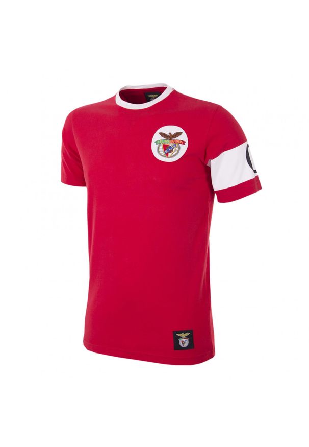 COPA FOOTBALL - Koszulka retro dla dorosłych - Capitão do SL Benfica - Czerwony. Kolor: czerwony. Sport: piłka nożna