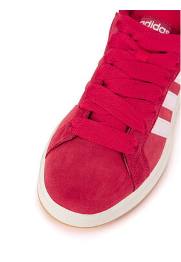 Adidas - adidas Sneakersy GRAND COURT BASE 00s IH6190 Czerwony. Kolor: czerwony. Materiał: zamsz, skóra