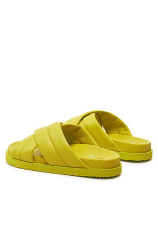 HÖGL Klapki Tessa 7-100820 Zielony. Kolor: zielony. Materiał: skóra
