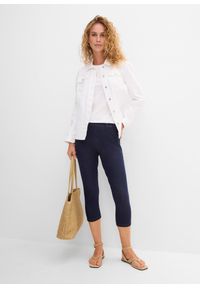 bonprix - Legginsy rybaczki w optyce dżinsowych. Kolor: niebieski #2