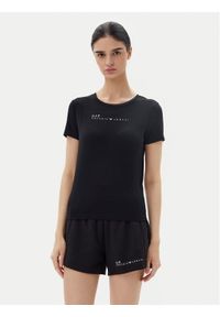 EA7 Emporio Armani T-Shirt 7W000274 AF12945 UC001 Czarny Slim Fit. Kolor: czarny. Materiał: syntetyk